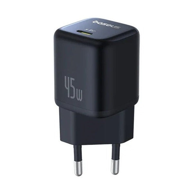 Baseus - Os-Baseus Picogo Gan Fast Charger 1C 45W Eu Cosmic Black