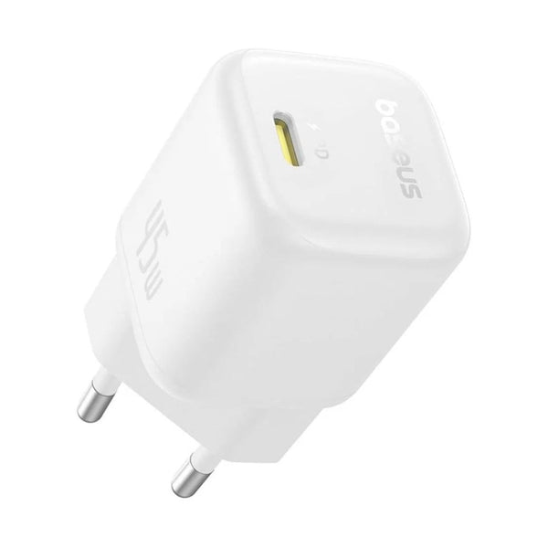 Baseus - Os-Baseus Picogo Gan Fast Charger 1C 45W Eu Moon White