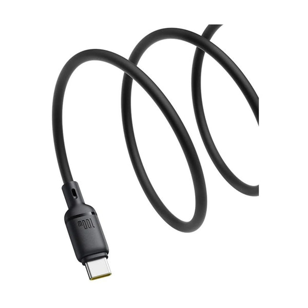 Baseus - Os-Baseus Silky Series Fast Charging Cable Type-C To Type-C 100W 2M Cluster Black