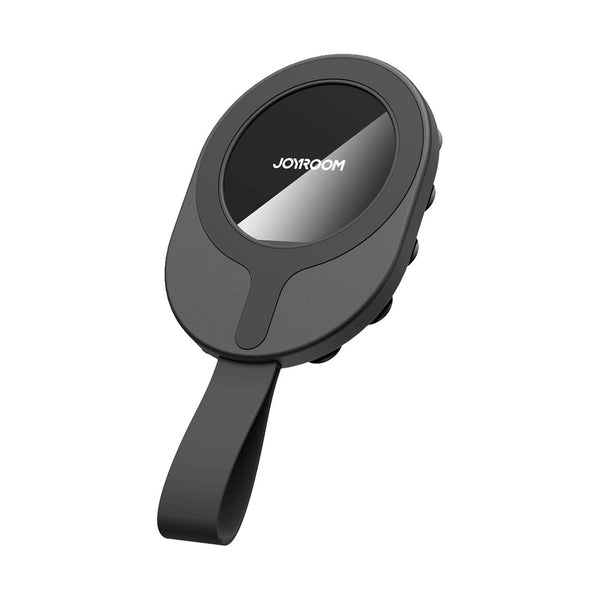 JOYROOM Magnetic Suction Cup Phone Mount Silicone Phone Grip Holder - Black