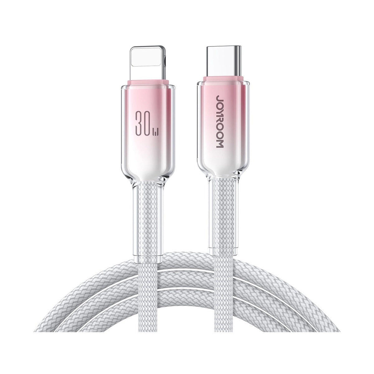 كيبل JOYROOM S-A42 30W بطول 1.2 متر من النوع Type-C إلى Lightning – أبيض