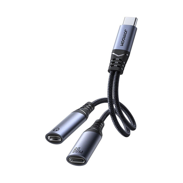 Jayroom Audio-Transfer Series 2-in-1 Audio Adapter Black