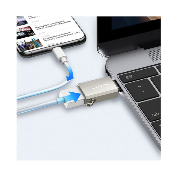 Jayroom Type-C male to USB-A female adapter-maroon