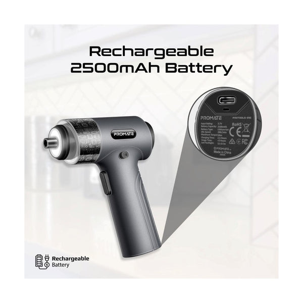 Promate Protools-31G, Wireless Electric Tools