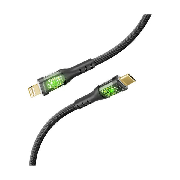Promate Transline-Ci . Black, Usb-C Cable