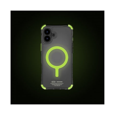 Skinarma - 2024IP61-iPhone 16 Compatible Case Magsafe Charging-SDOGLOW-Green