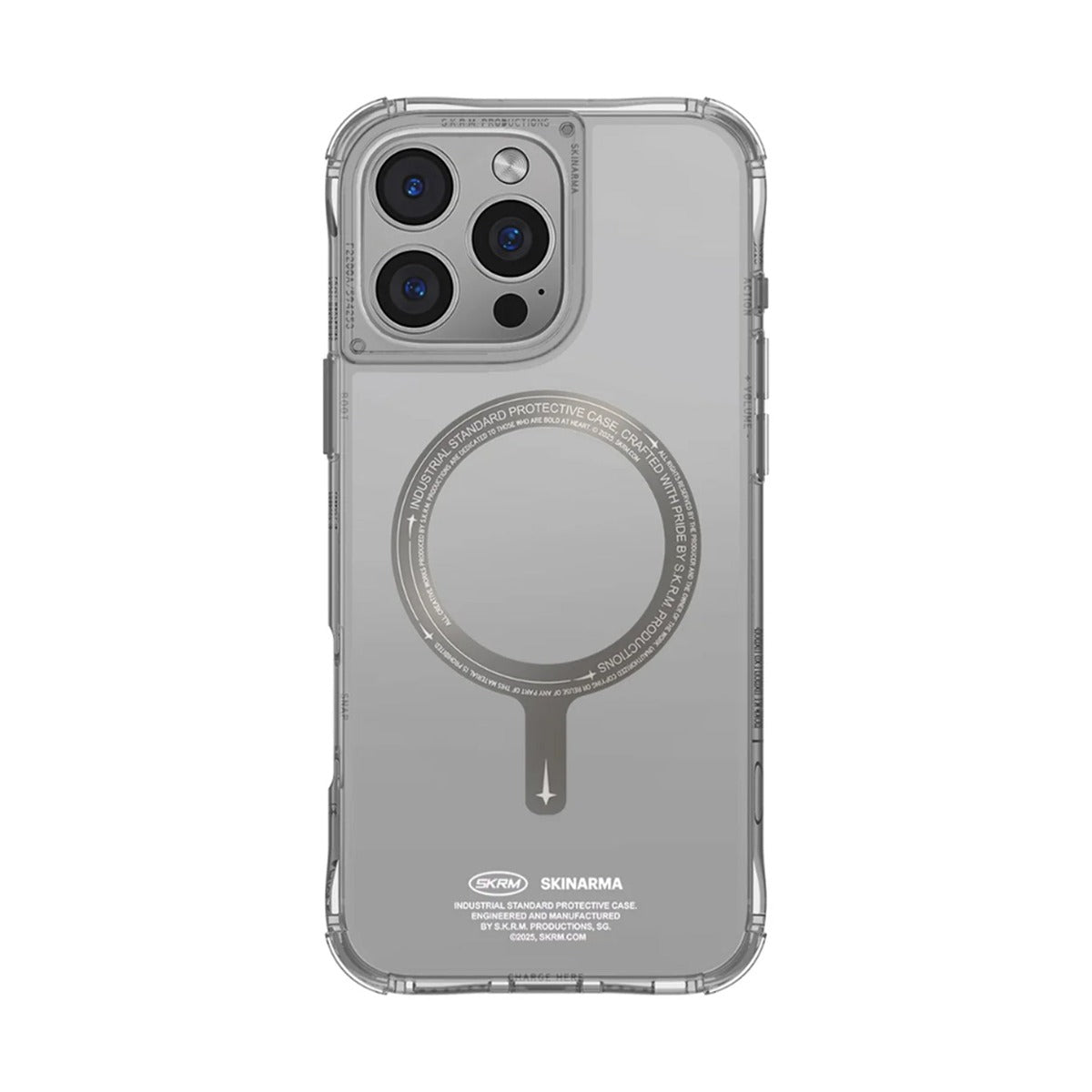 Skinarma - 2024IPP63-iPhone 16 Pro Compatible Case Magsafe Charging-SDOPRM-Titanium