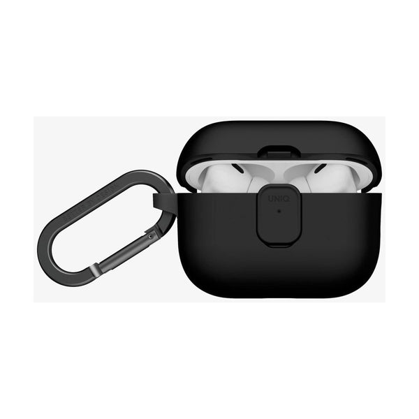 UNIQ CLYDE AIRPODS PRO 3RD GEN LOCK CASE - BLACK/DARK GREY (BLACK/DARK GREY)