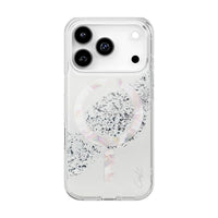 جراب UNIQ Coehl Crystelle لهاتف iPhone 17 Pro - فضي لامع - يدعم MagSafe