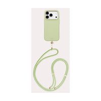 جراب UNIQ Coehl Mirelle لهاتف iPhone 17 Pro، لون أخضر فاتح (Lint Green) - غطاء MagSafe