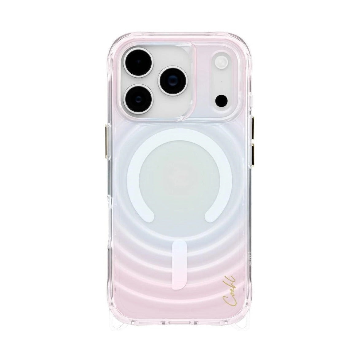 جراب UNIQ Coehl Vela لهاتف iPhone 17 Pro، متوهج، يدعم MagSafe، متغير الألوان