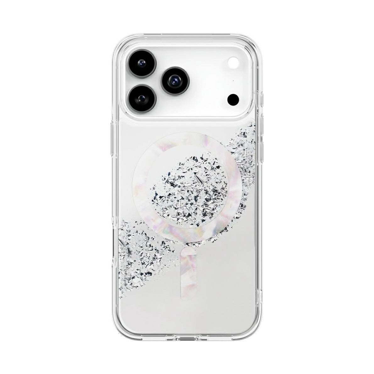 UNIQ COEHL IPHONE 17 PRO MAX MAGNETIC CHARGING CRYSTELLE - SPARKLING SILVER (SPARKLING SILVER)