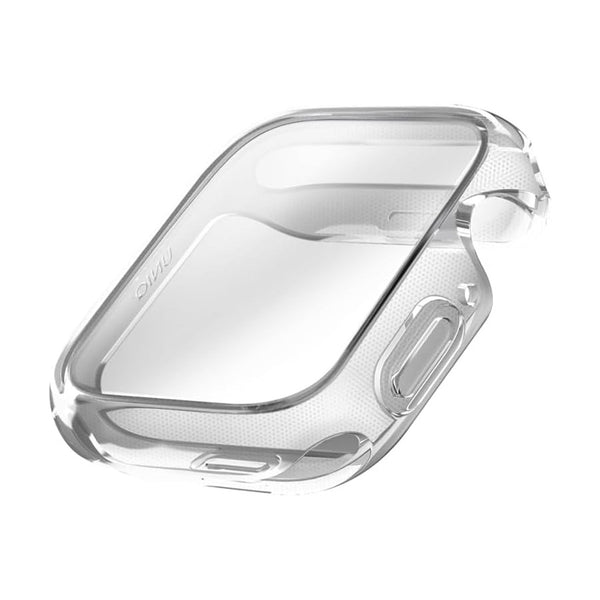 UNIQ GARDE HYBRID WATCH CASE WITH SCREEN PROTECTION 46MM - CLEAR
