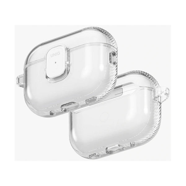UNIQ GLASE PRO AIRPODS PRO 3RD GEN LOCK CASE - GLOSSY CLEAR