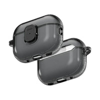 UNIQ GLASE PRO AIRPODS PRO 3RD GEN LOCK CASE - GLOSSY SMOKE