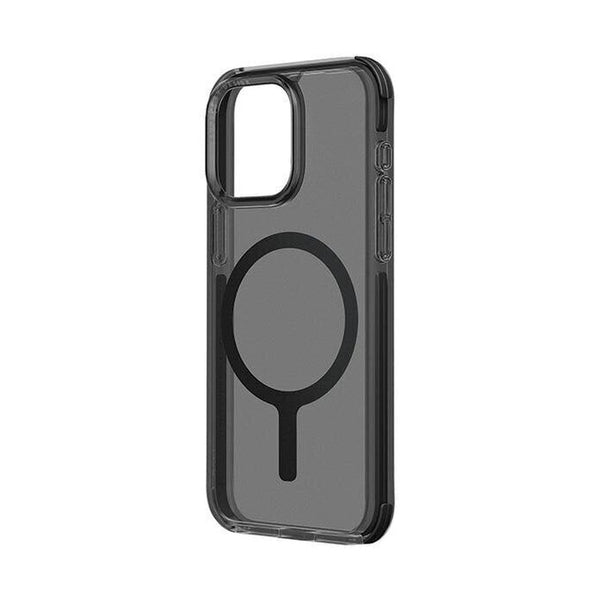 UNIQ HYBRID IPHONE 15 PRO MAGCLICK CHARGING COMBAT (AF) - CARBON (BLACK)