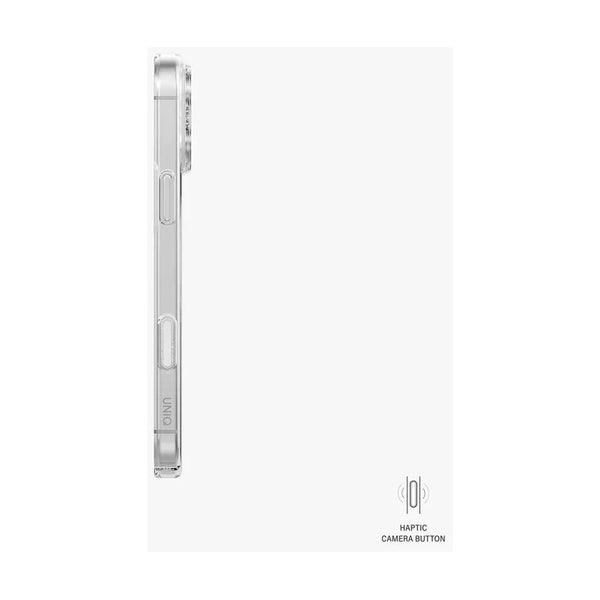 UNIQ HYBRID IPHONE 17 MAGCLICK CHARGING AIRSUIT - GLOSSY CLEAR/WHITE