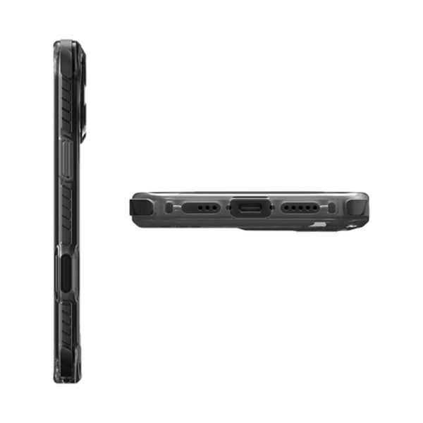 UNIQ HYBRID IPHONE 17 MAGCLICK CHARGING COMBAT - CARBON BLACK