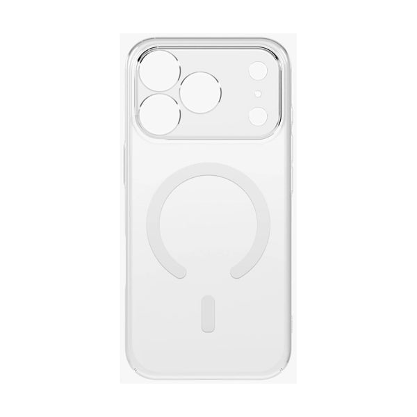 UNIQ HYBRID IPHONE 17 PRO MAGCLICK CHARGING AIRSUIT - GLOSSY CLEAR/WHITE