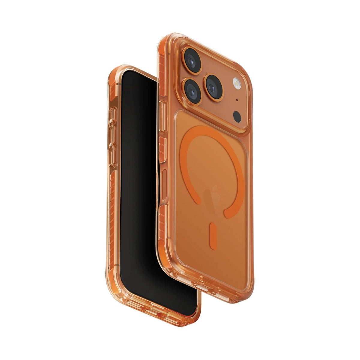 UNIQ HYBRID IPHONE 17 PRO MAGCLICK CHARGING COMBAT - VOLT ORANGE