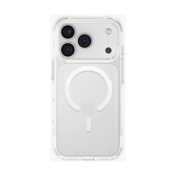 UNIQ HYBRID IPHONE 17 PRO MAGCLICK CHARGING LIFEPRO XTREME (AF) - FROST CLEAR/WHITE