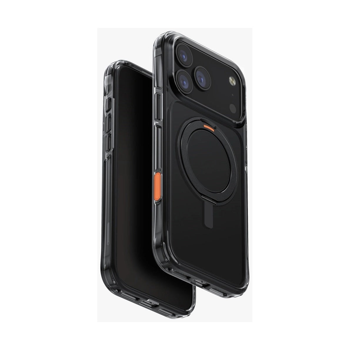 UNIQ HYBRID IPHONE 17 PRO MAX SWIVIX WITH 360 ROTATING KICKSTAND - CARBON BLACK