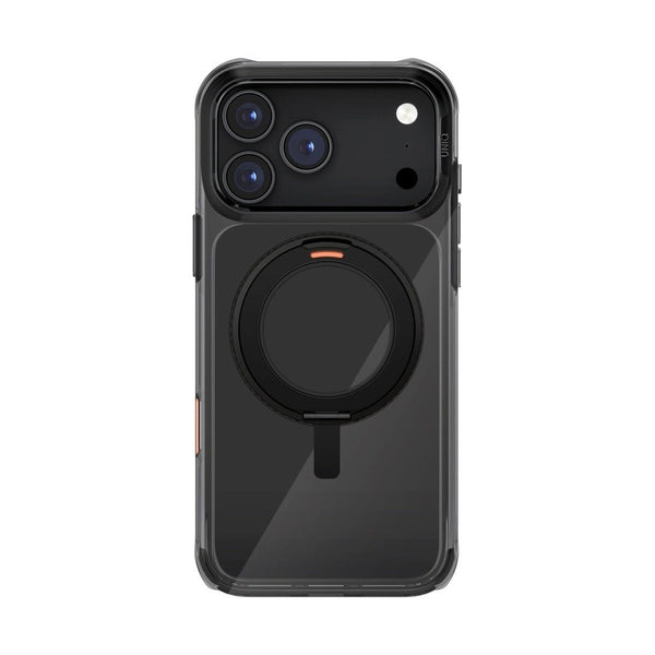 UNIQ HYBRID IPHONE 17 PRO MAX SWIVIX WITH 360 ROTATING KICKSTAND - CARBON BLACK