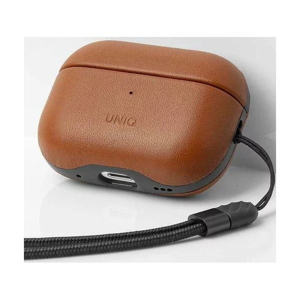 UNIQ TERRA GENUINE LEATHER AIRPODS PRO 2ND GEN (2022) CASE - TOFFEE BROWN