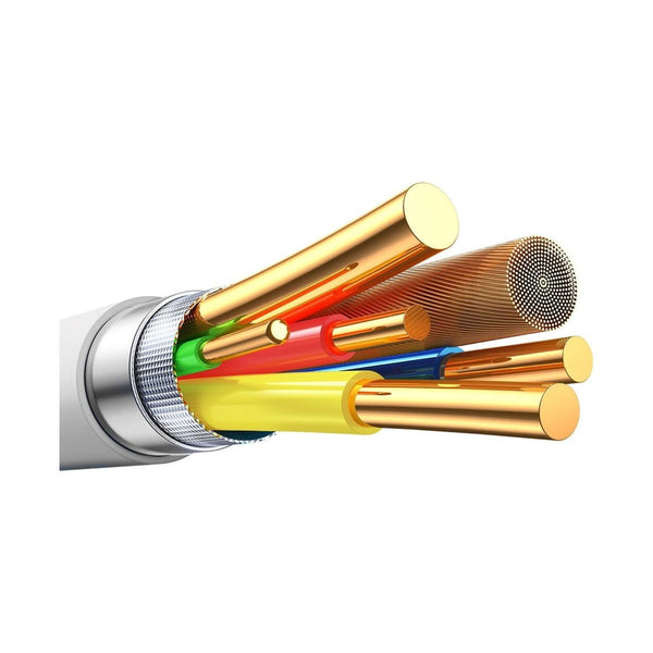 Joyroom S-A59 Vibrant Series charging and data cable, Type-C to Type-C, 60W, 1.2m, White