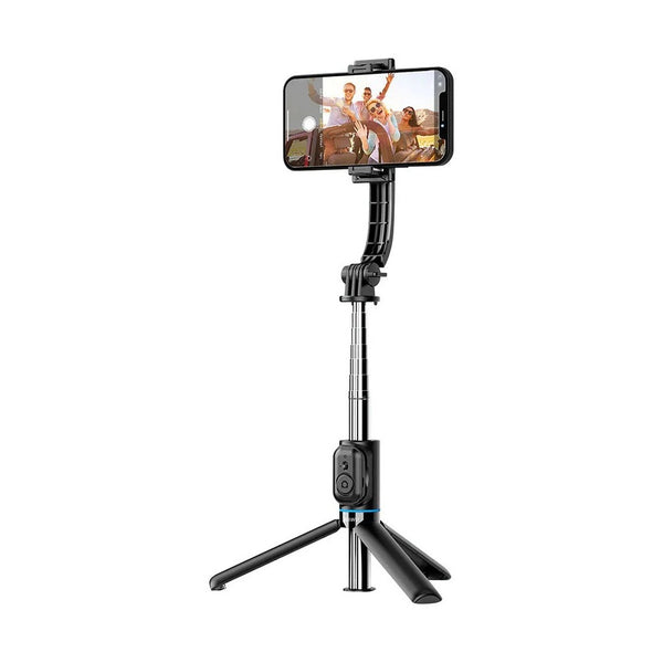Wiwu - Detachable Tripod Selfie Stick Wi-Se001 Black
