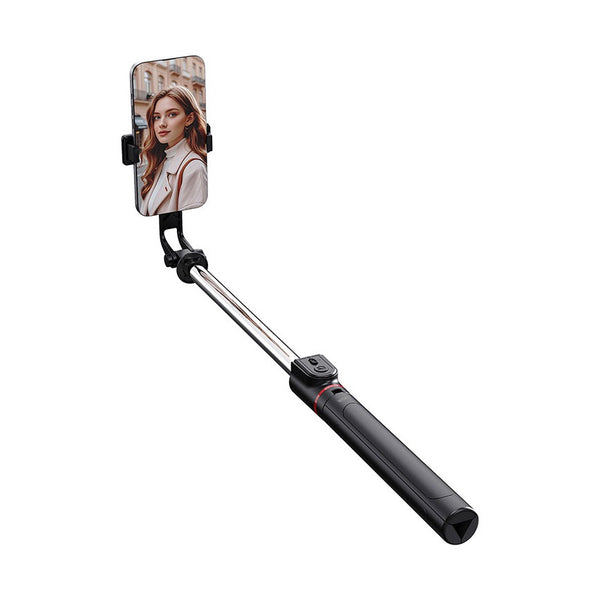 WiWU Wi-SE015 Bluetooth Selfie Stick Tripod with LED Ring Light & 360° Rotation