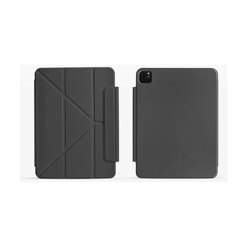 Wiwu - حافظة ذكية لجهاز iPad Air 11 2024 - موديل Wi-004 - حماية كاملة ومضادة لبصمات الأصابع، أسود