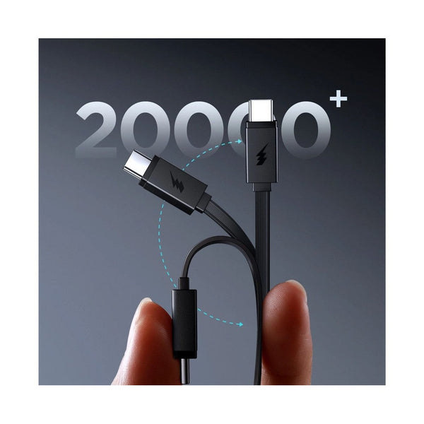 Joyroom JR-PR1 10000mAh 22.5W Powerbank with Built-in Retractable USB-C Cable - Black