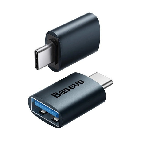 Baseus Ingenuity Series Mini Otg Adaptor Type-C To Usb-A 3.1 - Blue