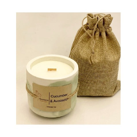 fragancia cucumber & avocado cement 170 ml 30 hr