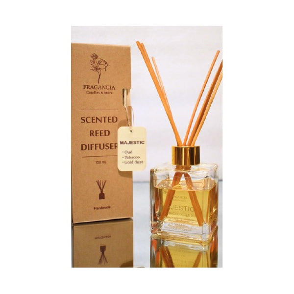 fragancia majestic reed diffuser 2 Months 150 ml oud tobacco