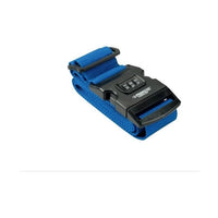 BG - RFTO luggage strap with lock blue