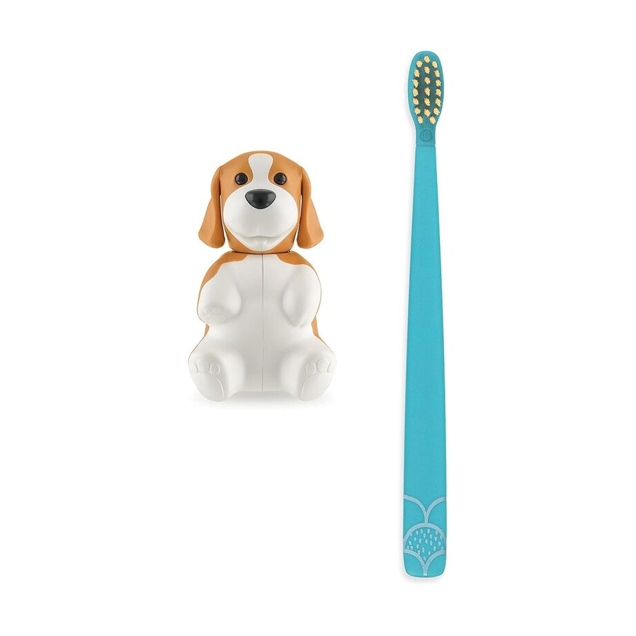 Flipper - Toothbrush Cover & Toothbrush Flp Fun Animal Combo Pack / Beagle