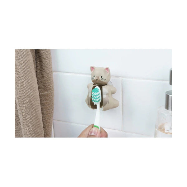 Flipper - Toothbrush Cover & Toothbrush Flp Fun Animal Combo Pack / Cat