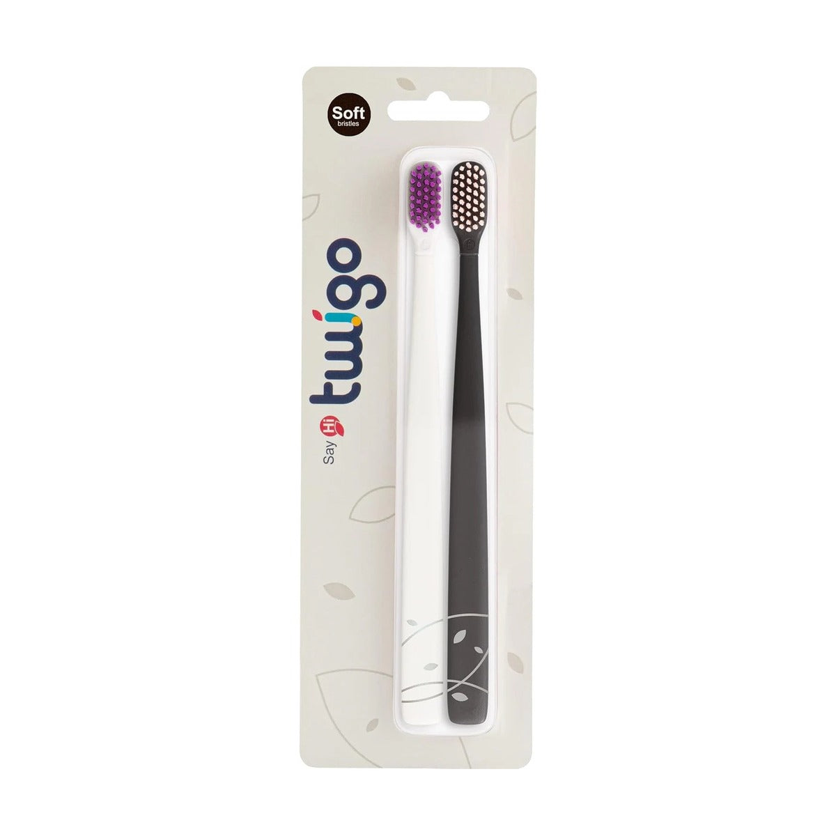 Flipper - Toothbrush Flp Twigo Adults / Charcoal Brown & Pepper White
