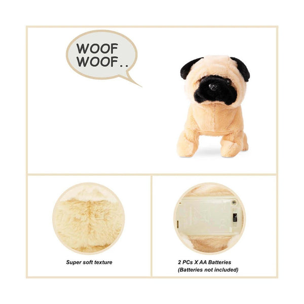 Pugs At Play Walking Pug 6.5In