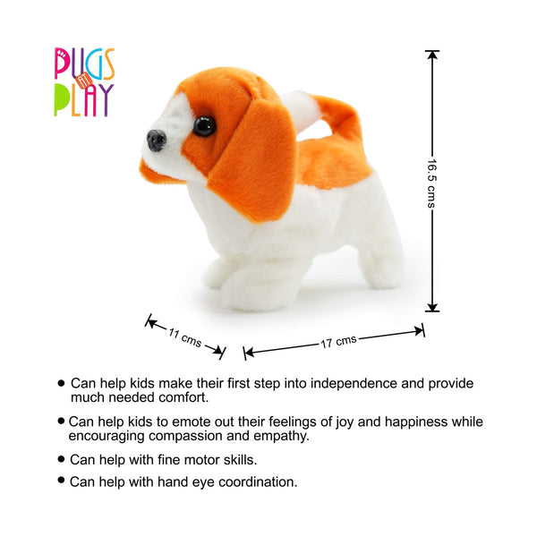 Pugs At Play Wlkng Buddy 6.5In