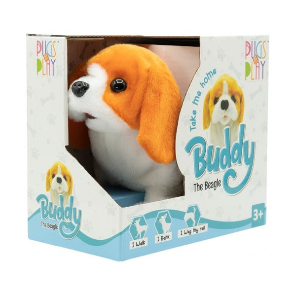 Pugs At Play Wlkng Buddy 6.5In