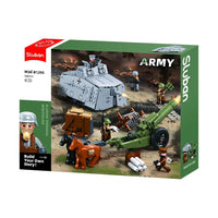 Sluban - Army Wwi - A7Vs Tank Offensive Action 506Pcs