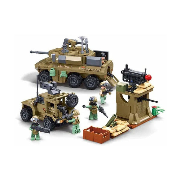 Sluban Army Joint Assault Force 744 Pieces - Military Brick Set