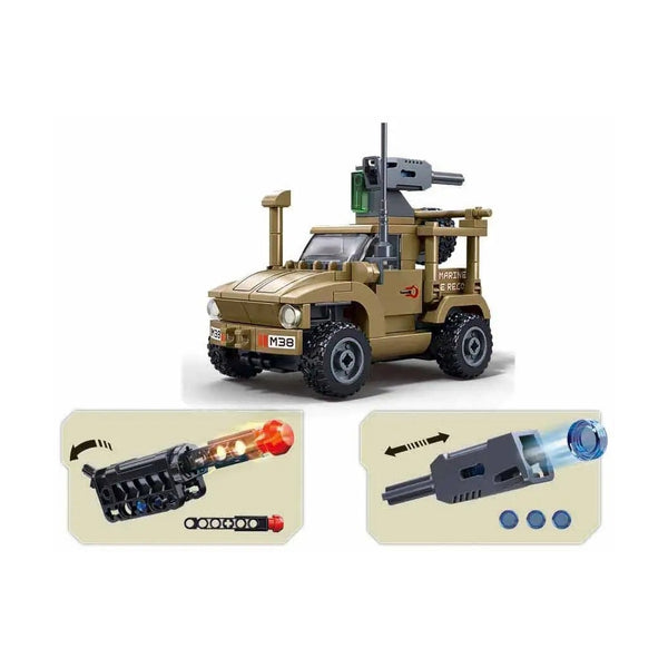 Sluban Army Joint Assault Force 744 Pieces - Military Brick Set