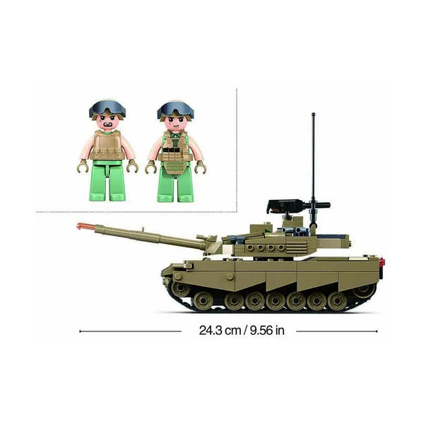 Sluban Army M1X Main Battle Tank 314 Pieces - Military Brick Set