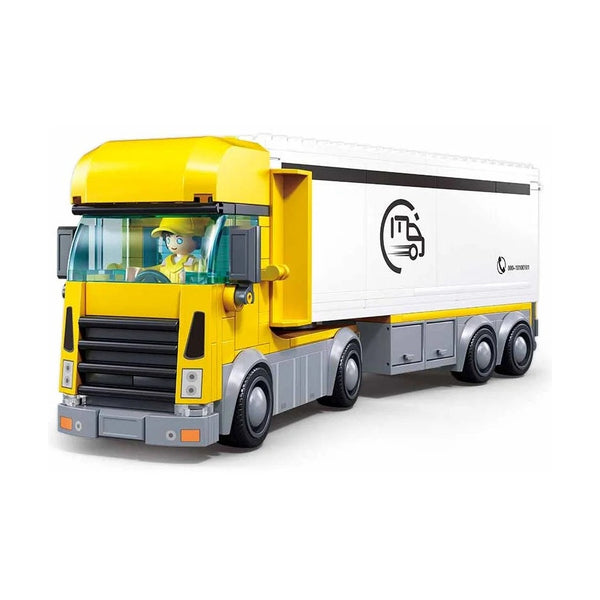 Sluban Metropolis Delivery Truck 269 Pieces - City Brick Building Set