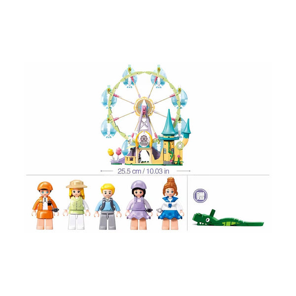 Sluban Metropolis Ferris Wheel 504 Pieces - City Brick Building Set