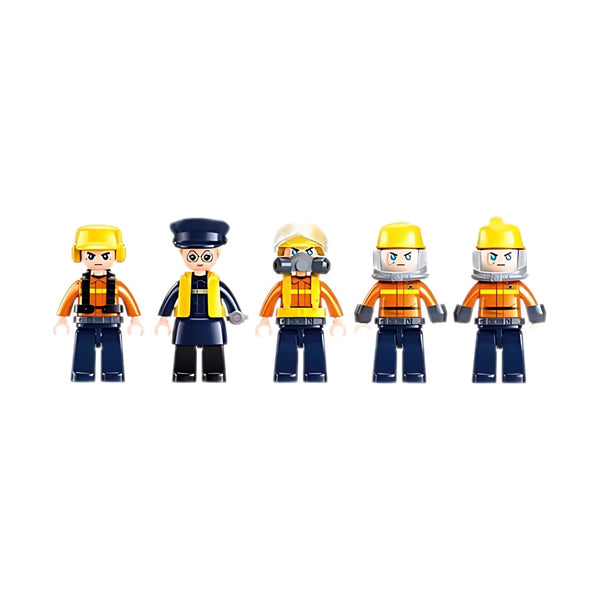 Sluban Metropolis Rescue Headquarters 407 Pieces - City Brick Set